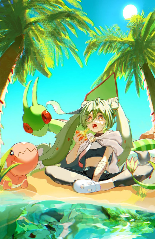 hatsune-miku-flygon-trapinch-and-ground-
