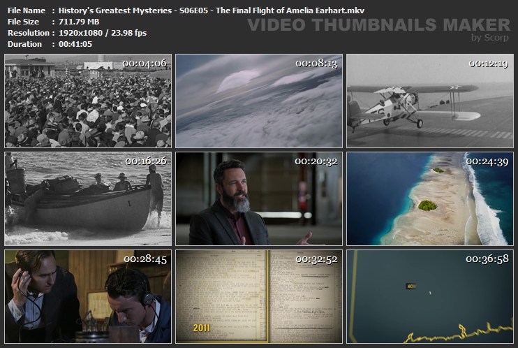 History's Greatest Mysteries - S06E05 - The Final Flight of Amelia Earhart.mkv