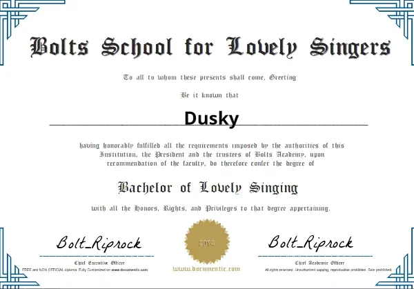 Dusky-singing