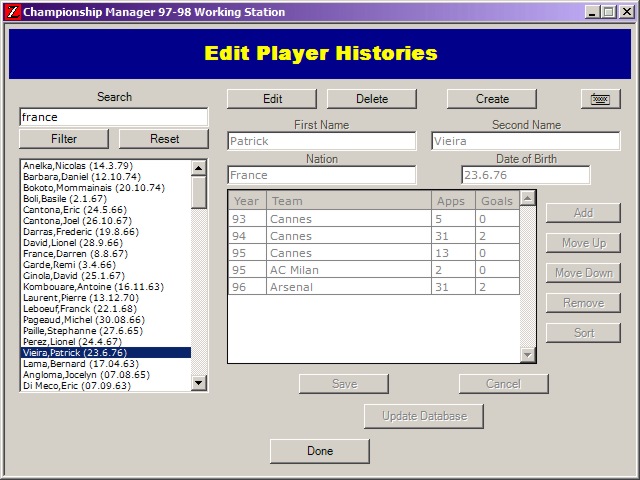 Championship Manager 96/97 (DOS) Game Download