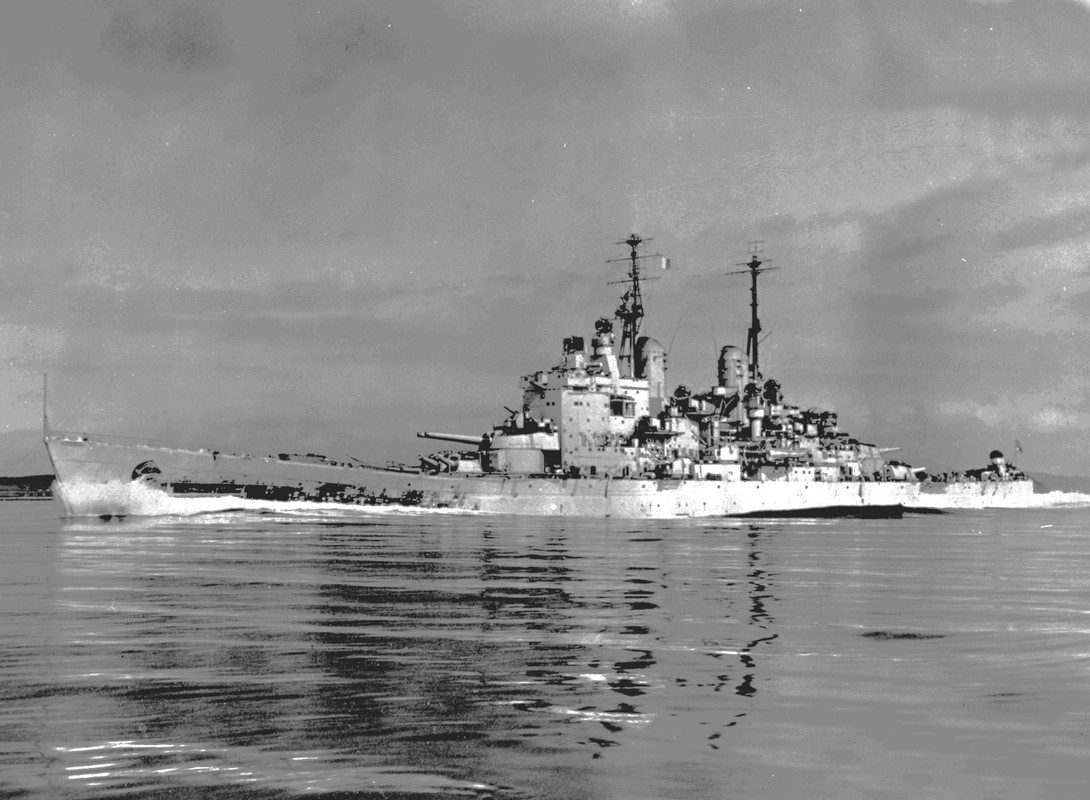 HMS Vanguard на ходовых испытаниях, июль 1946-1