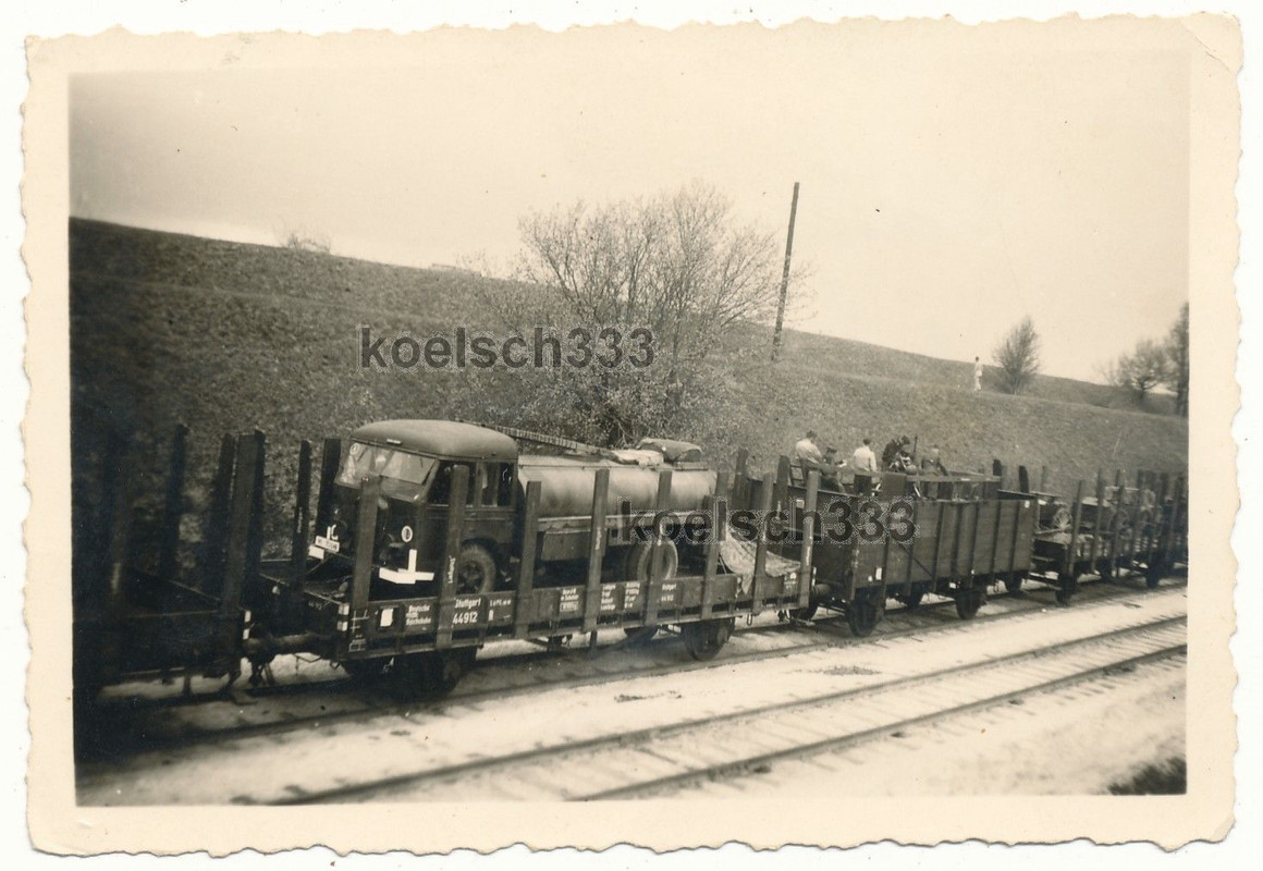 Foto Orel - Poltawa französischer Beute LKW Tank