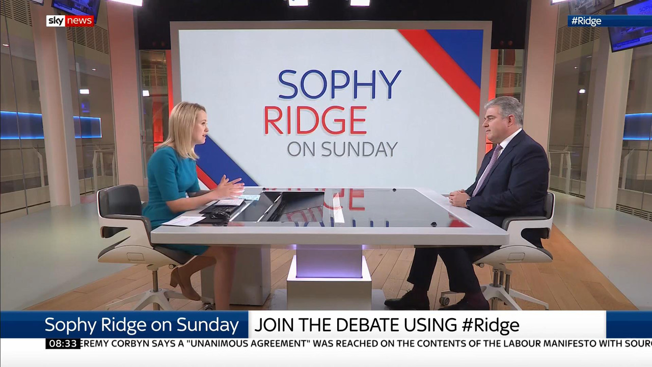 17 November - 08.30.00 - Sophy Ridge On Sunday. A new kind of po