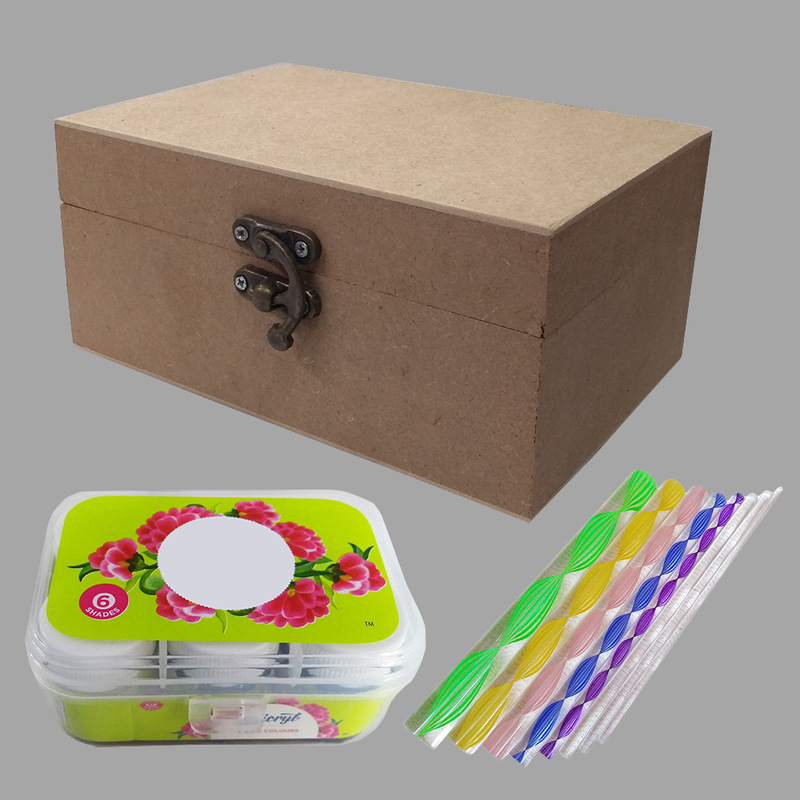 Dot Mandala on MDF Box DIY Kit