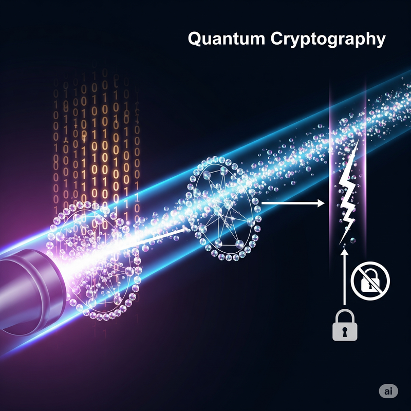 Visualization of secure quantum communication