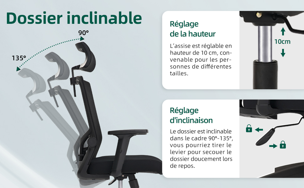 Darty Chaise De Bureau