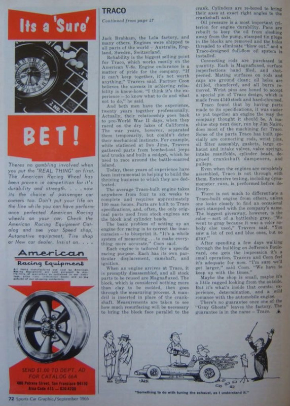 Traco Racing Parts Engine Builders Articles - F5000, Trans Am, Can Am and more - The ...