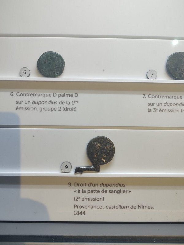 Dupondio de Nimes Pata negra. Museo de Historia de Nimes. IMG-20220605-WA0003