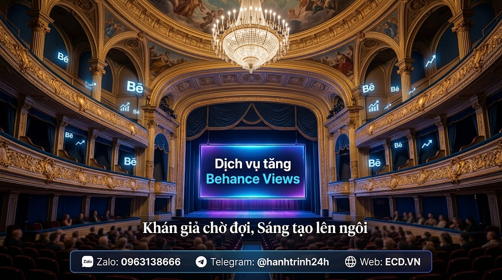 tăng behance views real dành cho designer