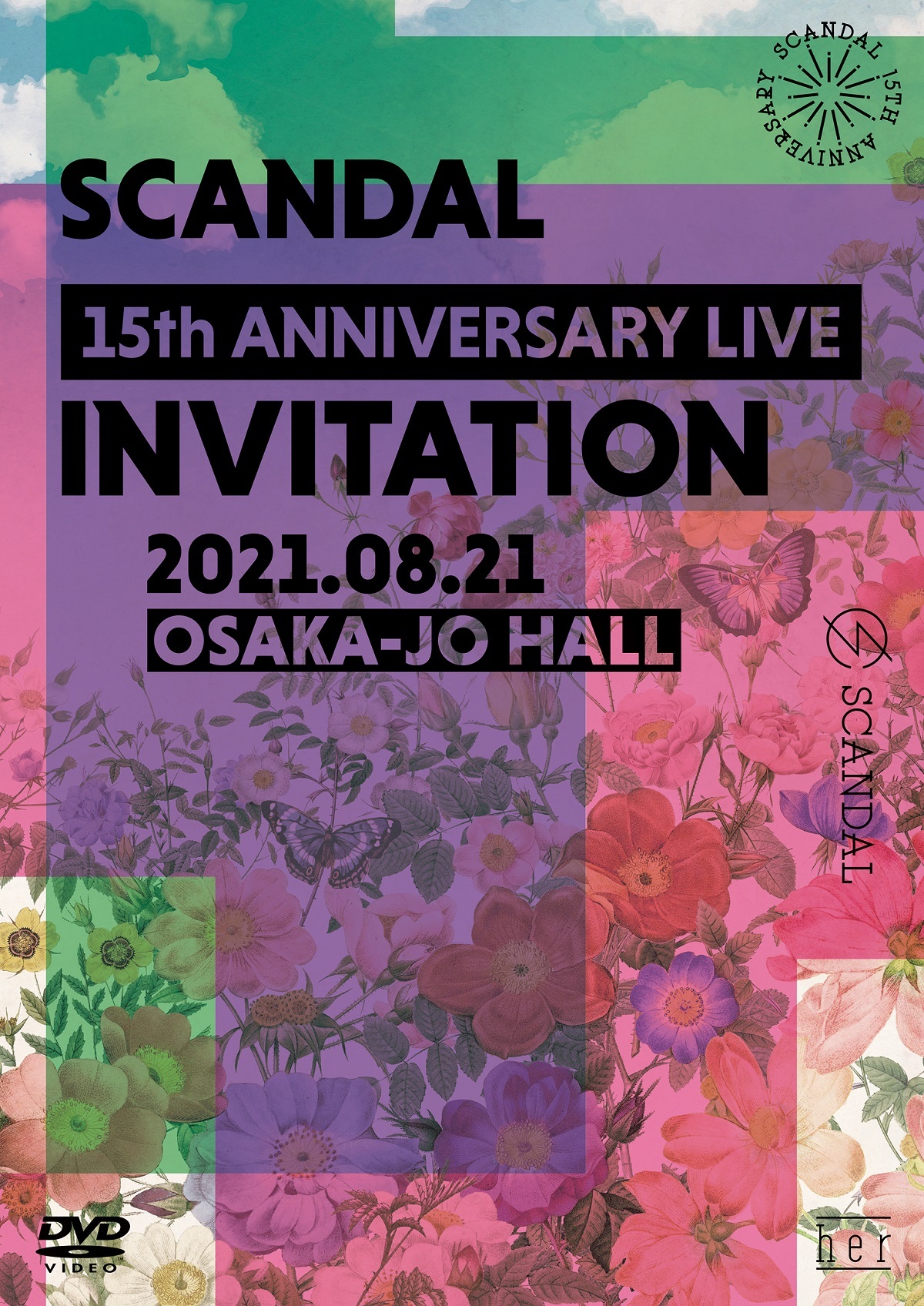 SCANDAL LIVE Blu-ray&DVD「SCANDAL 15th ANNIVERSARY LIVE『INVITATION』at OSAKA-JO HALL」 Dvd-reg