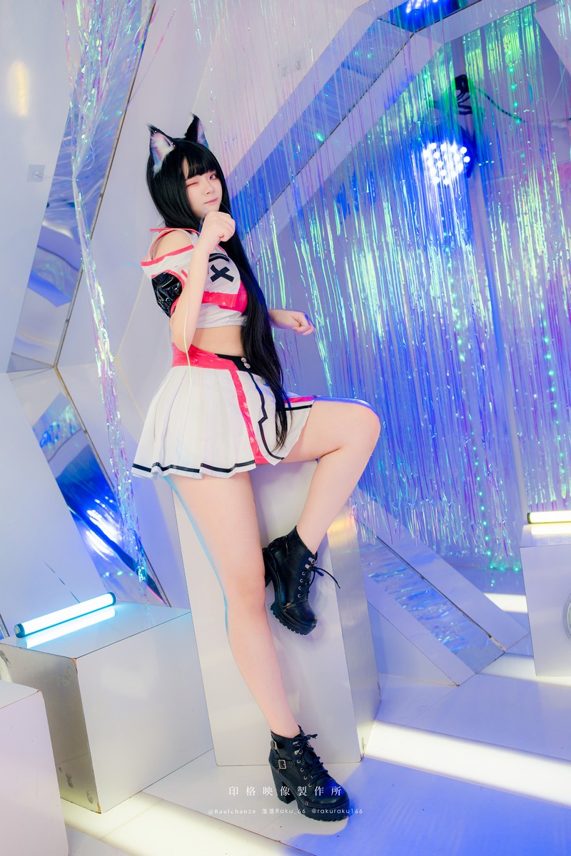 落落Raku 猫娘动漫制服 Cosplay 写真 38P插图7