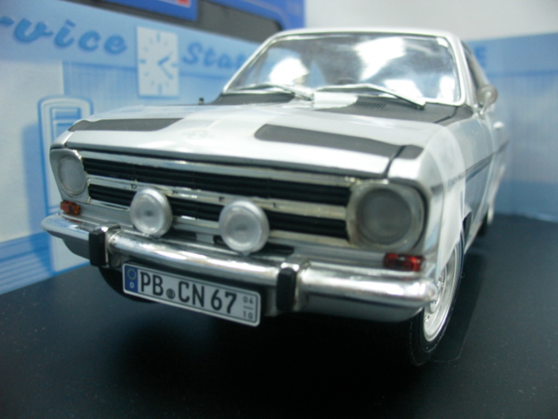 WOW EXTREMELY RARE Opel Kadett B 1900 Rallye 1967 Silver 1:18