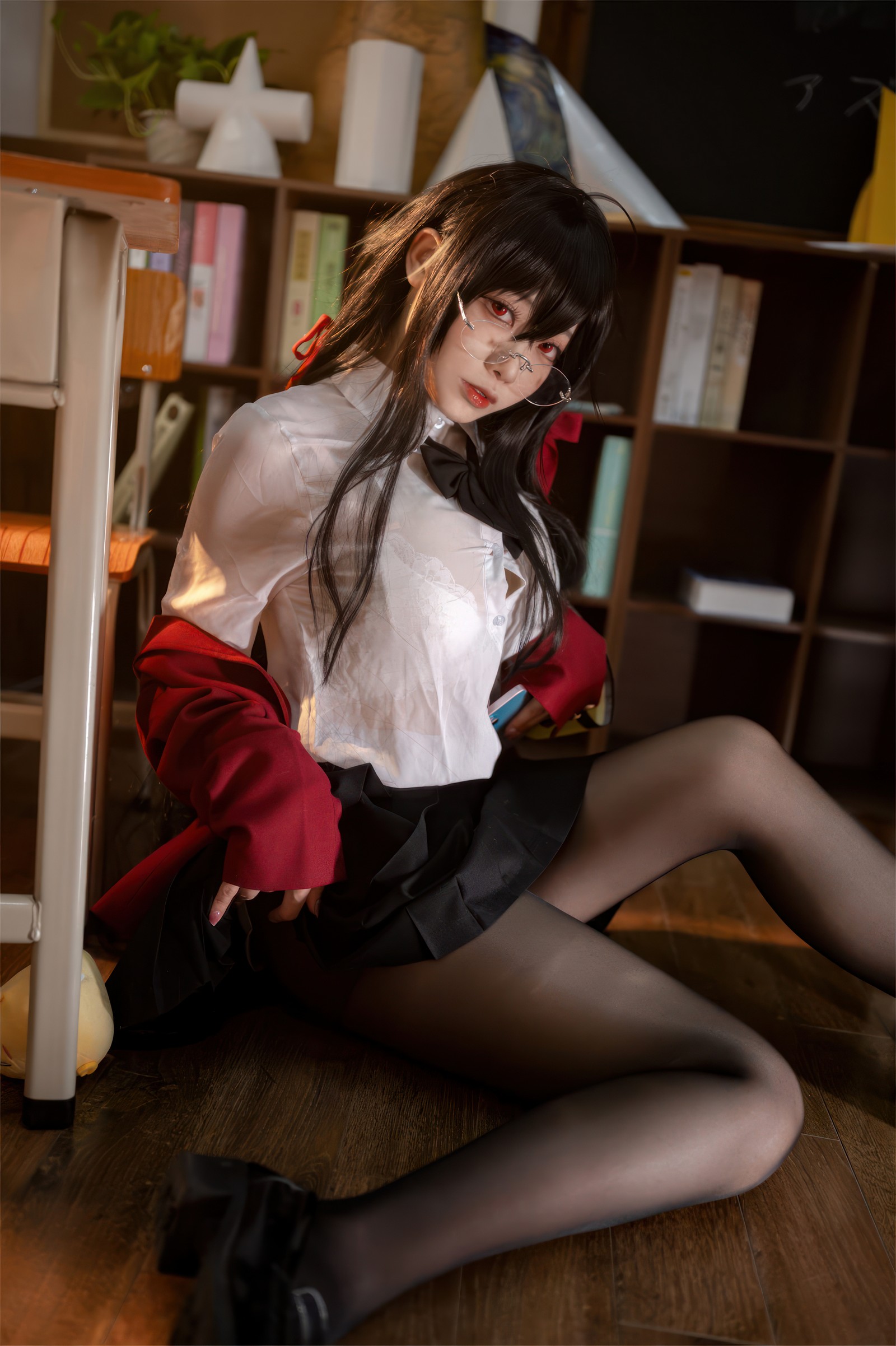 安食Ajiki 碧蓝航线大凤JK写真集 – 动漫COS & 制服美少女 [41P-281.6M]插图2