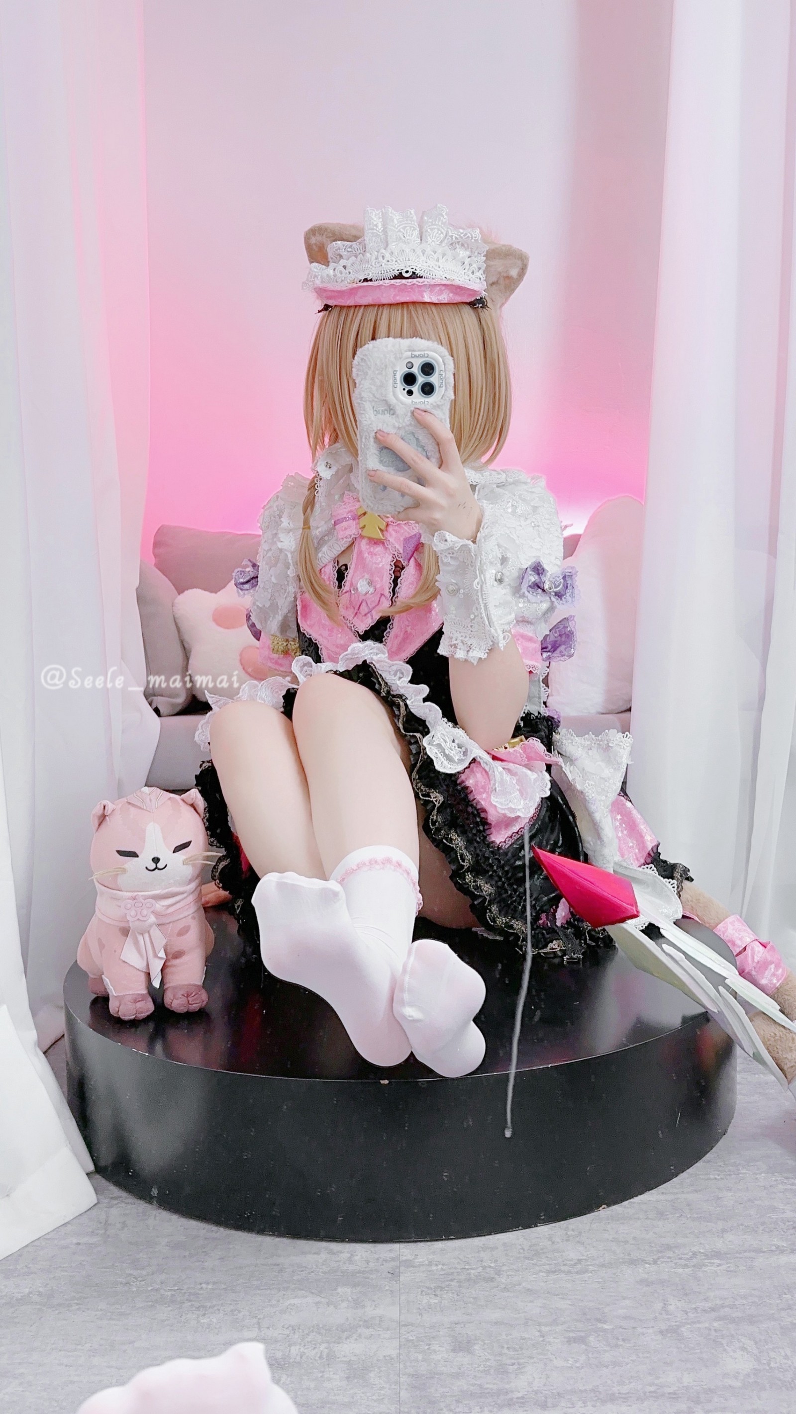 Seele麦麦帕朵菲莉斯 Cosplay 写真集｜猫系萌感高清图集（25P-41.2M）插图2