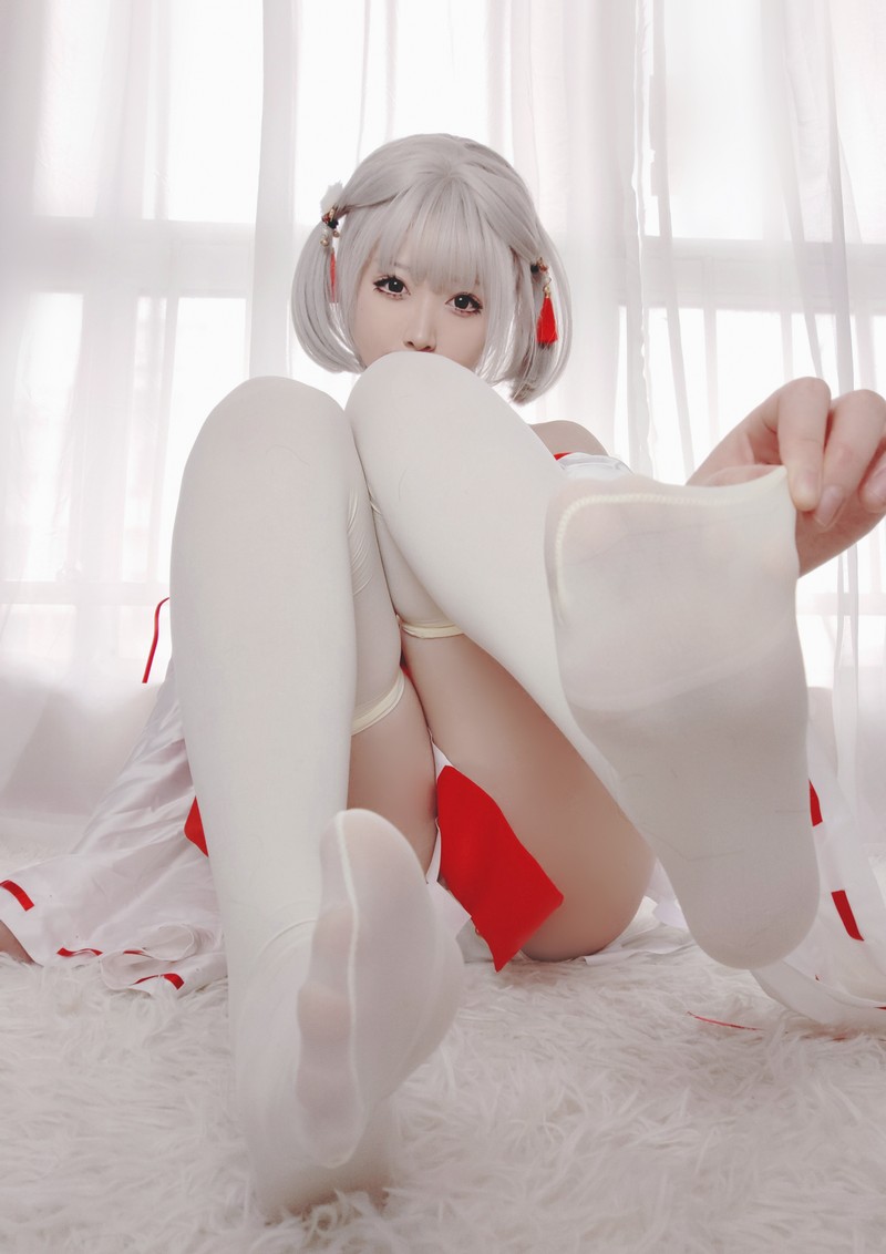 Asagiriai（愛ちゃん）巫女服自拍写真图集 40P 高清美图合集 (150MB)插图7