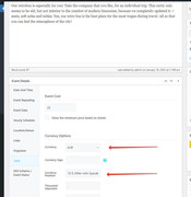 2022-01-16 11-48-32 Edit Event ‹ Wordpress — WordPress - Iron