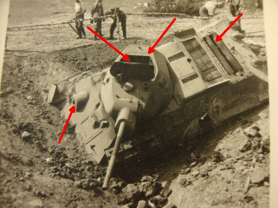 Russland, Panzer T-34, T 34, frühe Ausführung, 1