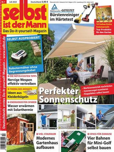 Cover: Selbst ist der Mann Heimwerkermagazin Juli No 07 2023