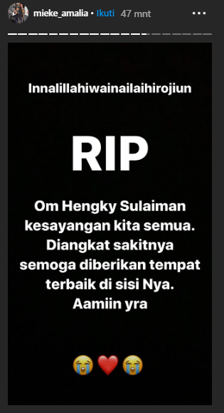 Henky Solaiman meninggal