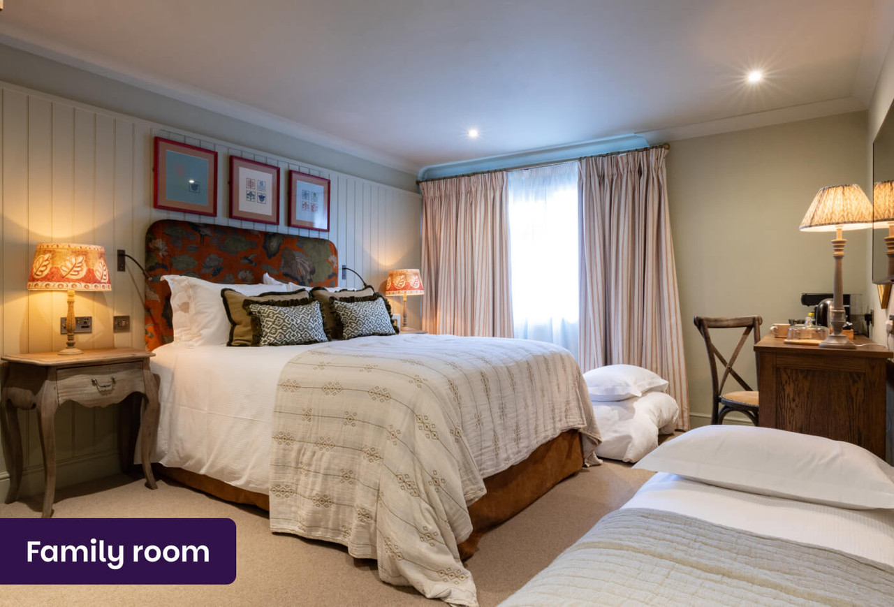 Family room at Potters Heron Hotel