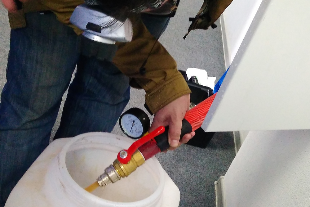 Испытания пожарных кранов на водоотдачу