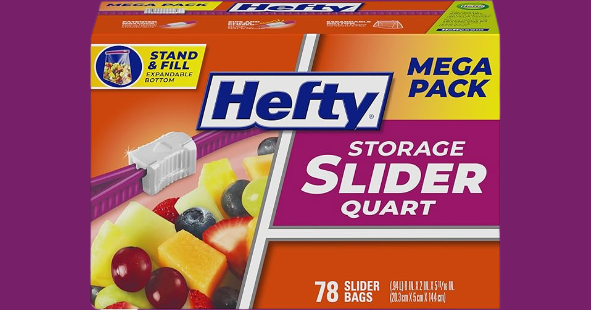 Hefty Slider Kitchen Storage Bags 78-Count: Only .xx with Coupon & Subscribe & Save! Hefty Slider Kitchen Storage Bags 78-Count: Only .xx with Coupon & Subscribe & Save!
