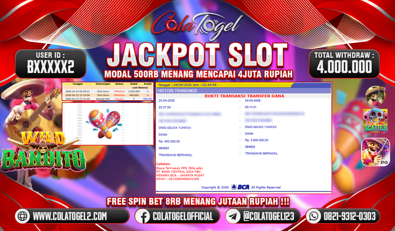 JACKPOT SLOT GACOR!!