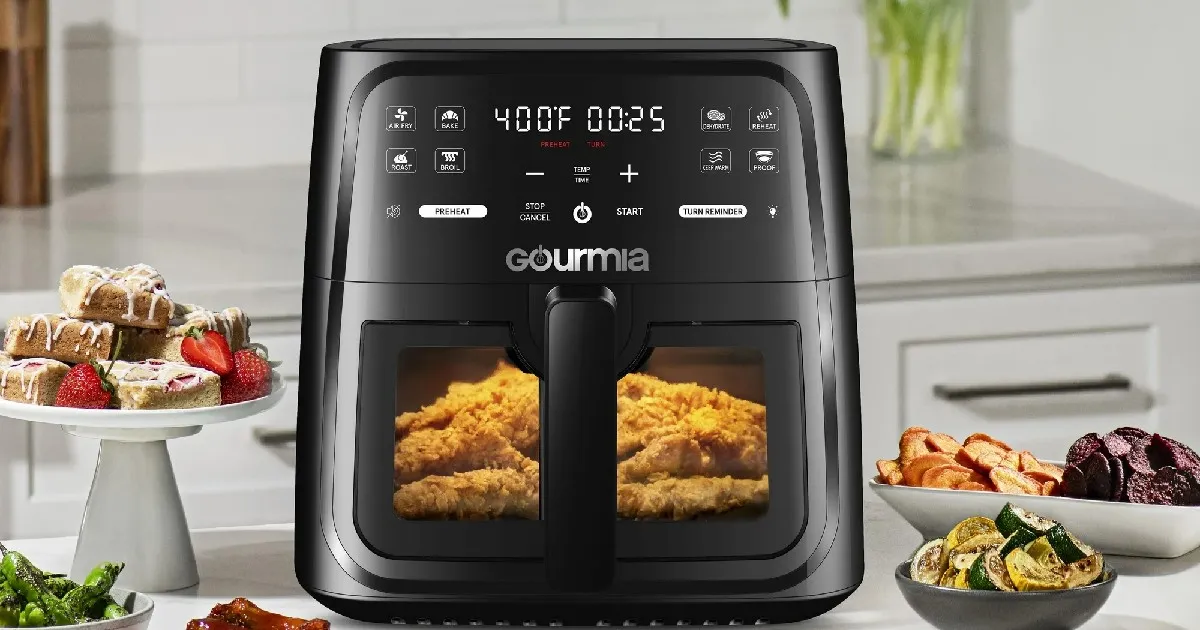 Gourmia 8-Quart Digital Window Air Fryer: Black Friday Deal Gourmia 8-Quart Digital Window Air Fryer: Black Friday Deal