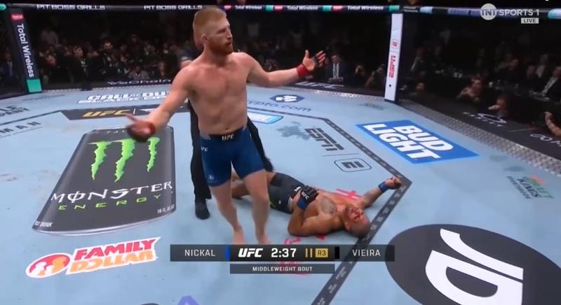 Бо Никал нокаутира Родолфо Виейра с брутлен хай кик