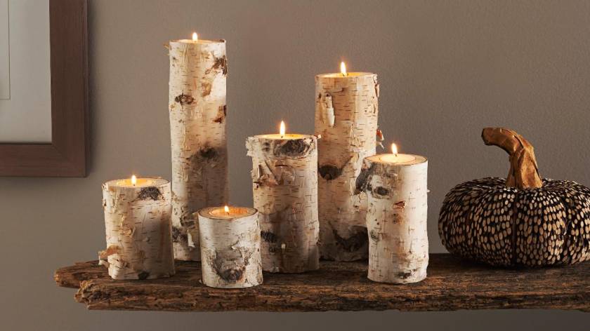 Wooden Candle Holders