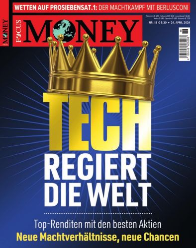 Cover: Focus Money Finanzmagazin No 18 vom 24  April 2024