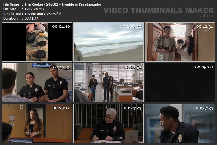 The Rookie - S06E03 - Trouble in Paradise.mkv