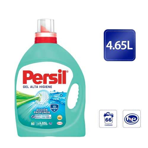 Amazon: Persil - Detergente Gel Alta Higiene 4.65L con Planea y Ahorra 
