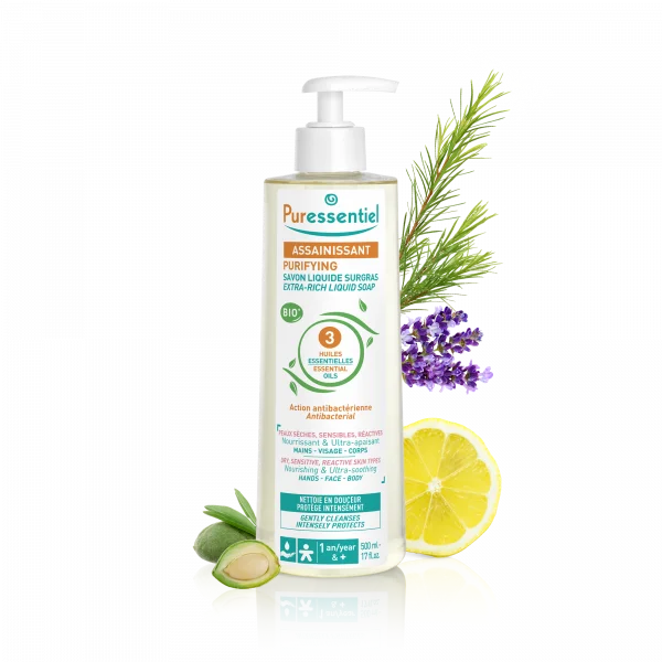 Puressentiel Savon Liquide Surgras Assainissant 500 ml