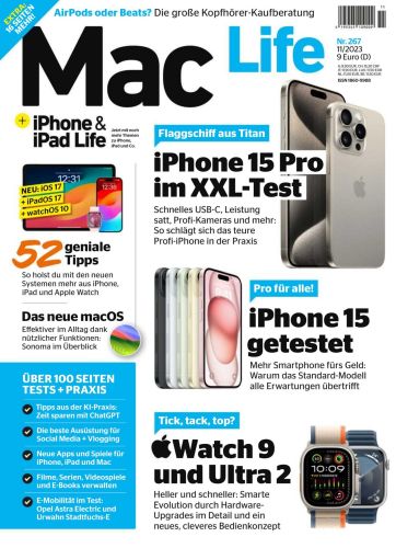 Cover: Mac Life Magazin No 11 November 2023