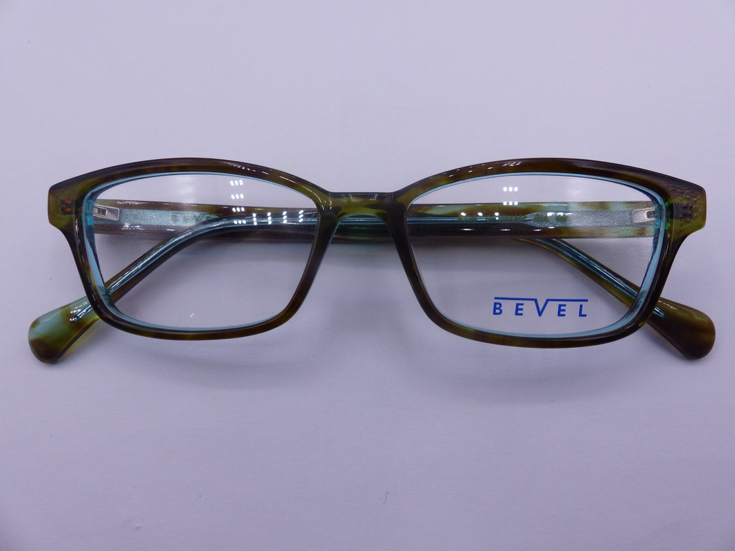 BEVEL 3638 BRIGHAM BROWN MINT WOMENS EYEGLASSES FRAMES SIZE 49-15-135