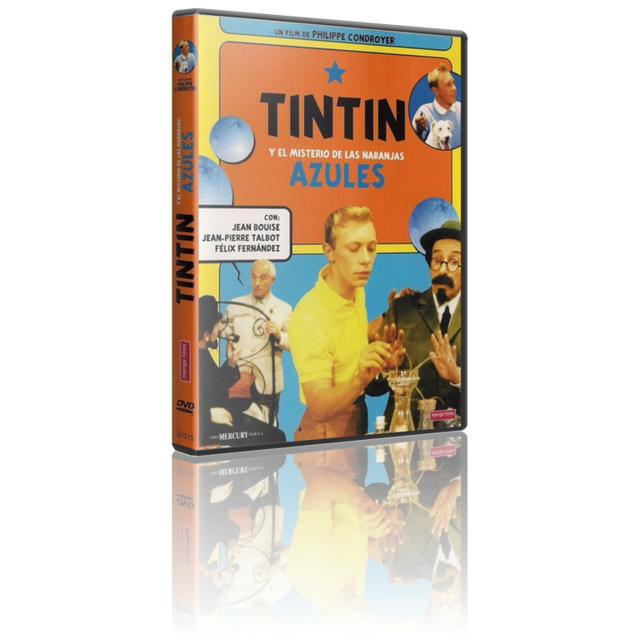 Portada - Tintín y El Misterio de las Naranjas Azules [DVD5Custom] [Pal] [Cast/Fr] [Sub:Cast] [Aventuras] [1964]