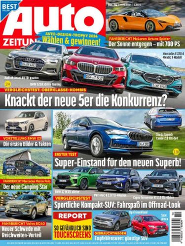 Cover: Auto Zeitung Magazin No 14 vom 19  Juni 2024