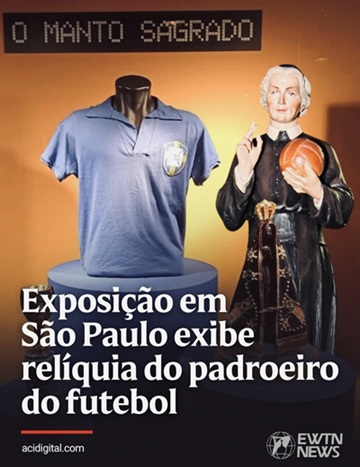 San Paolo esposta la reliquia di san Luigi Scrosoppi patrono del calcio