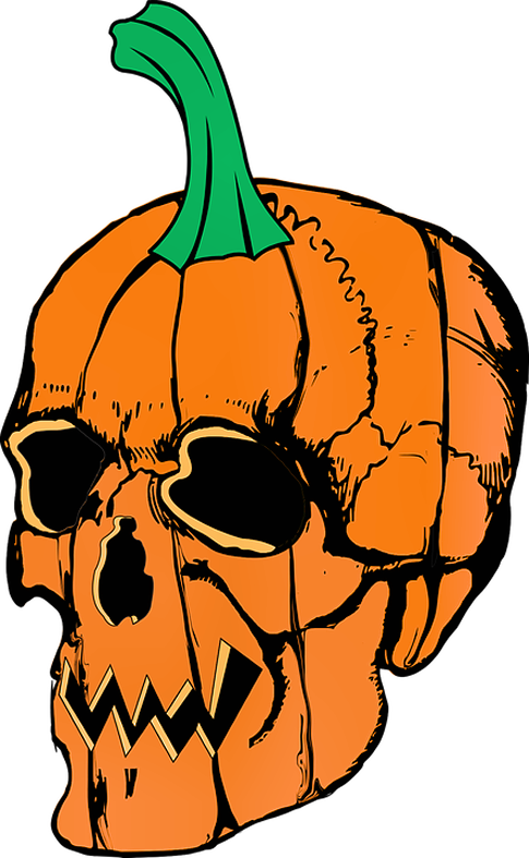 Halloweenpumpkinkitpudnskull