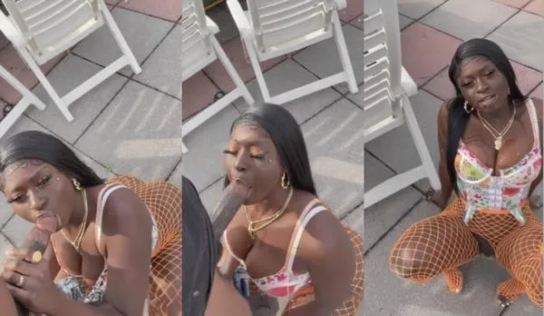 Jenise Hart Gags As She Blowjobs A BBC Stranger