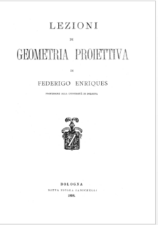 Federigo Enriques - Lezioni di geometria proiettiva (1898)