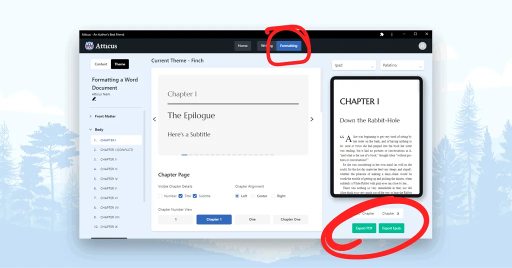 Atticus Ebook Formatting Censorship