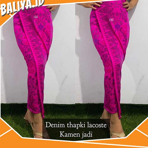 Model Rok Kebaya Batik Warna Pink