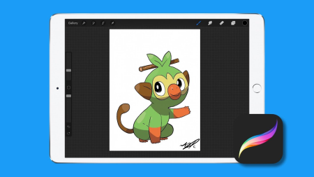 Procreate: How To draw Cute Pokemon! Level: Beginner