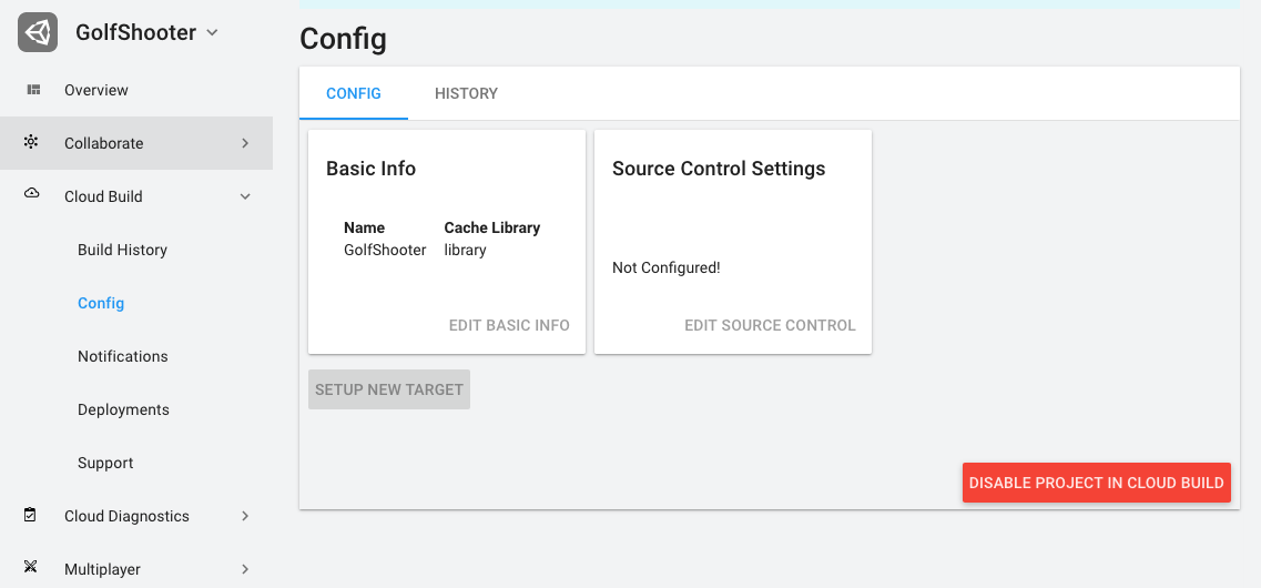 free repository for use with unity cloud build