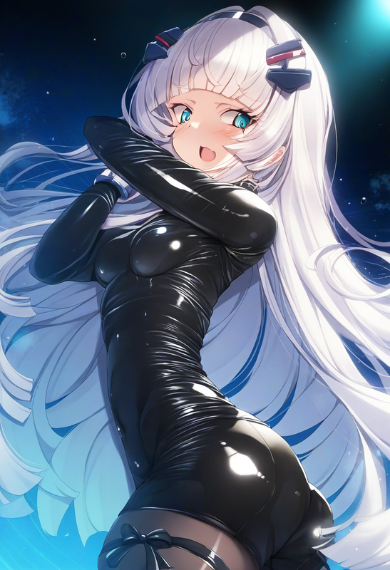 1girl, torisan, aqua eyes, long hair, hime cut, white hair, {short bangs}, old,  s-3489399591