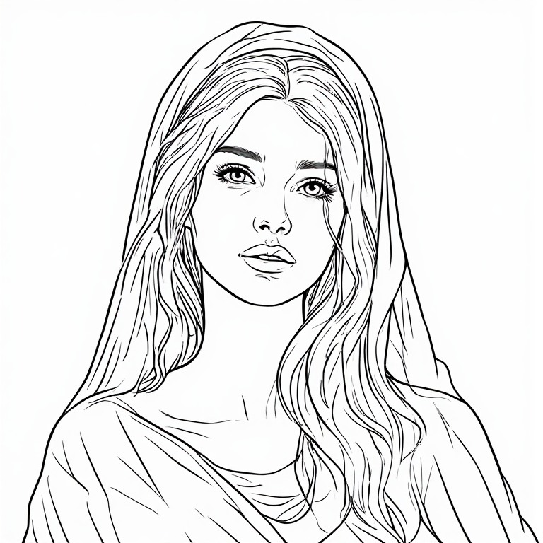 Madonna-l-Line-drawing-natural-(57)