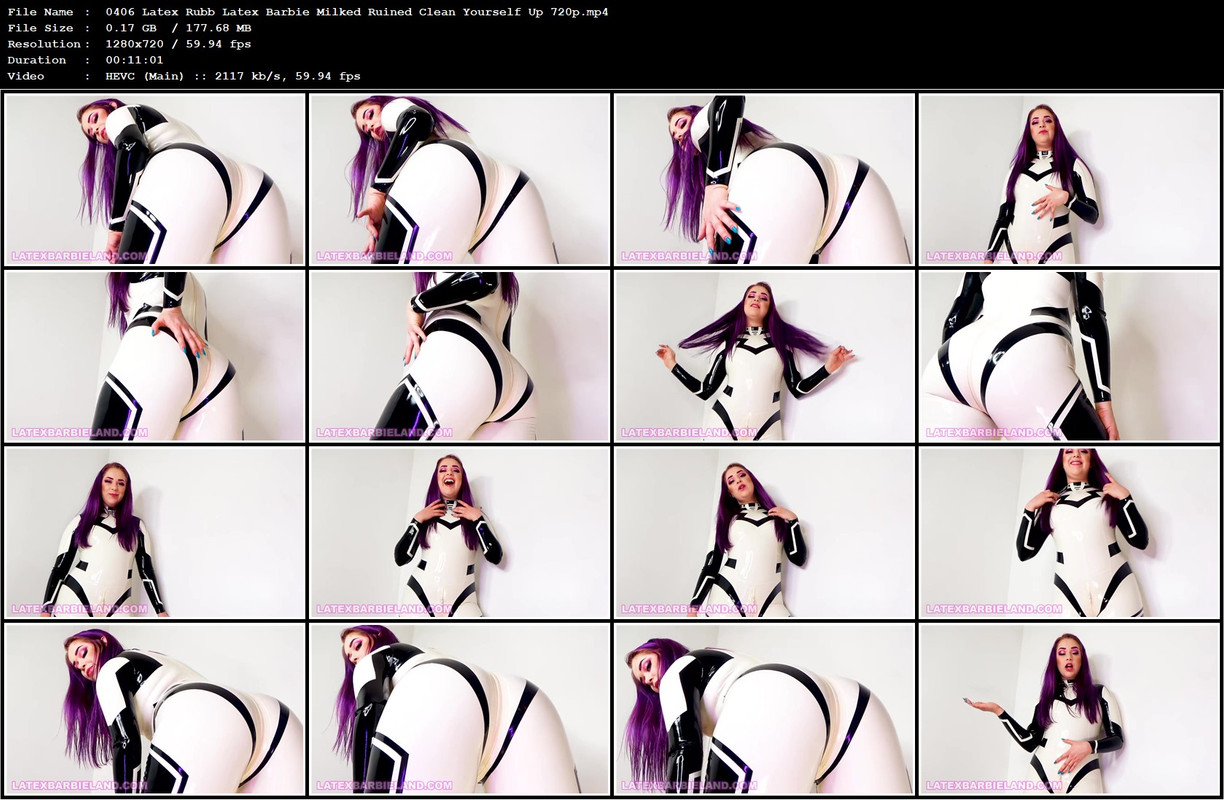 0406 Latex Rubb Latex Barbie Milked Ruined Clean Yourself Up 720p.mp4