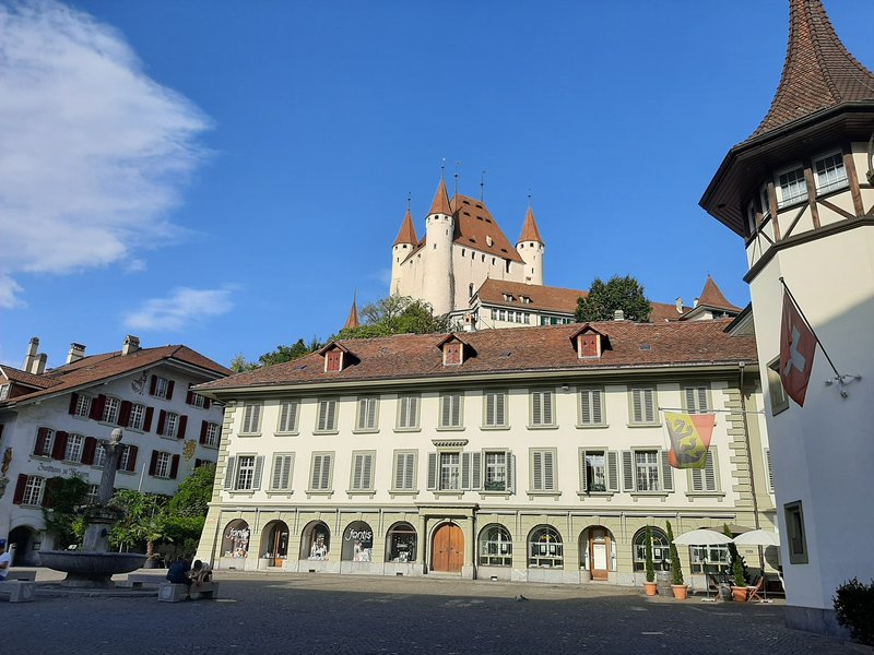 Dia 20: Excursión en barco por Thunersee: Spiez y Thun. - Suiza: nueve días en transporte público. (12)